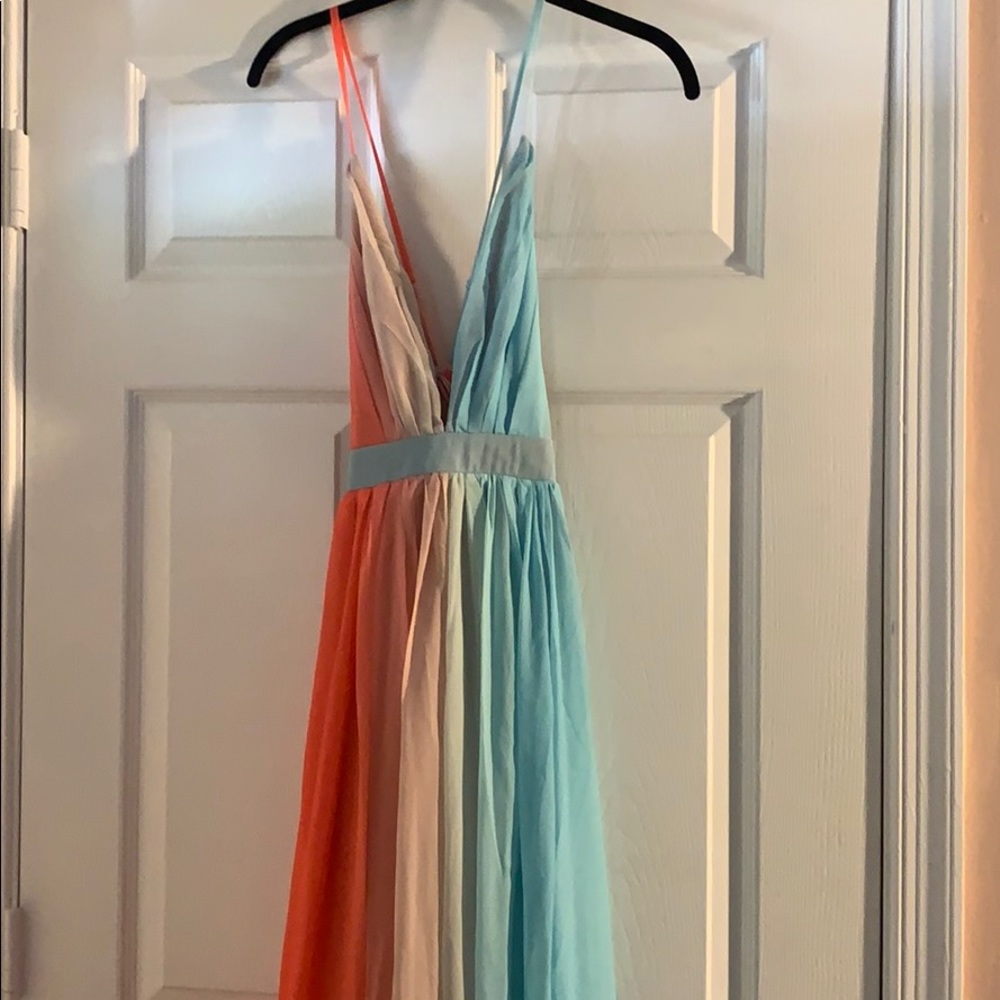 Colorful maxi dress